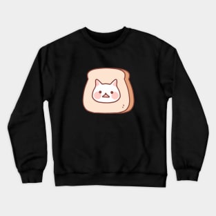 Kawaii Cat toast Crewneck Sweatshirt